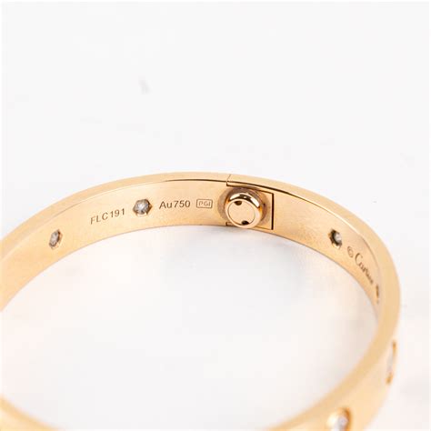 ip 6688 inside real cartier bracelet|cartier hallmark stamp.